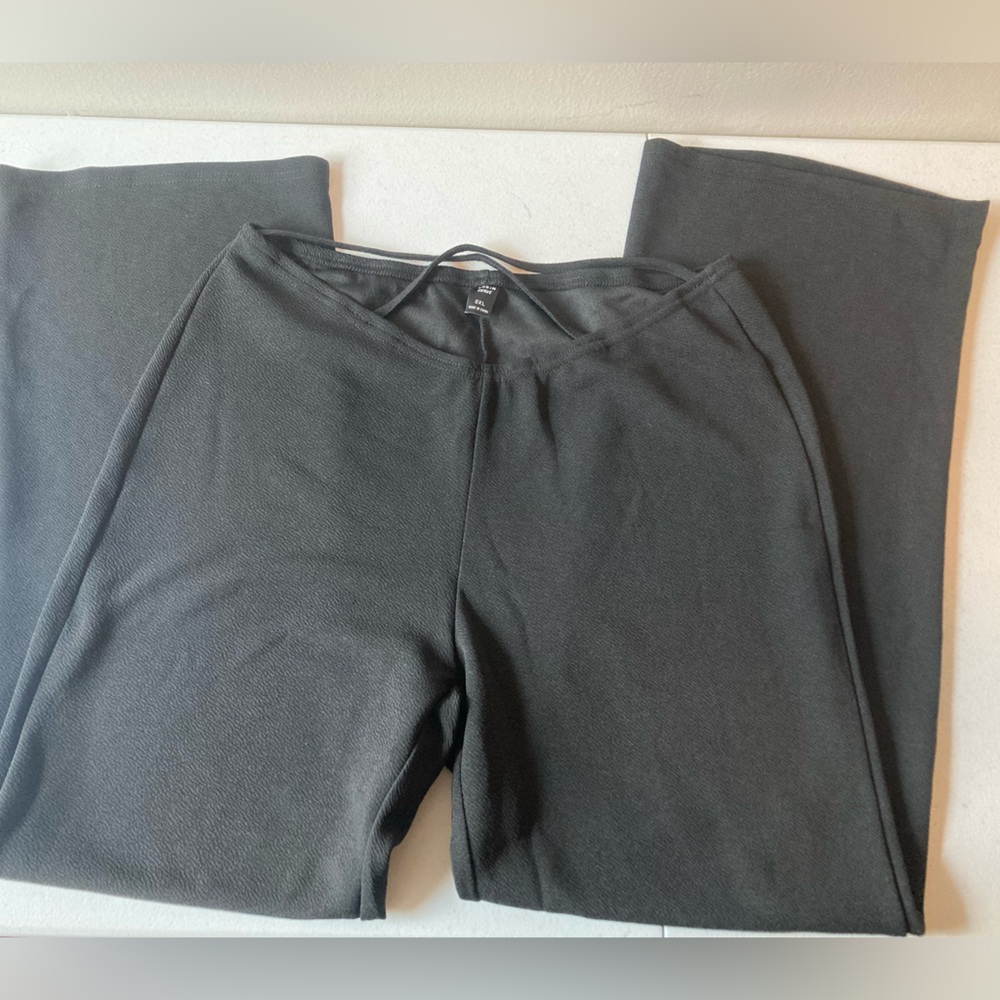 SHEIN Charcoal Wide-Leg Trousers